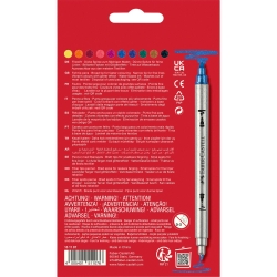 FABER-CASTELL Doppelfasermaler Glitzer 10er Etui