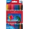 FABER-CASTELL Doppelfasermaler Glitzer 10er Etui