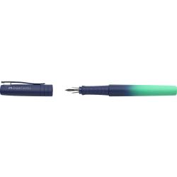 FABER-CASTELL Füller Poly Pen M Buzzing Blue