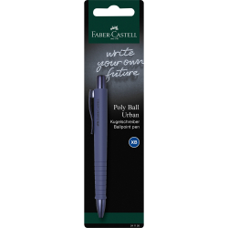 FABER-CASTELL Kugelschreiber Poly Ball Urban Ton in Ton BK