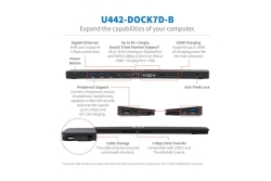 Eaton Tripplite Series USB-C Dock, Triple Display - 4K HDMI