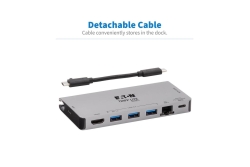 Eaton Tripplite Series USB-C Dock - 4K HDMI, USB 3.2 Gen 1
