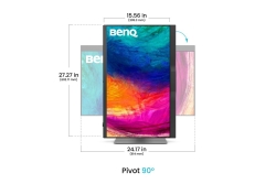 BenQ 68,6cm PD2770U 16:9 DP/USB-C/HDMI Colorimeter UHD