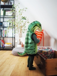 Kostüm-Weste Dinosaurier