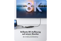 Adapter IcyBox USB Type-C 3x HDMI-Videoausgänge