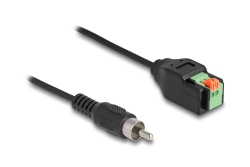 DELOCK Kabel Cinch Stecker zu Terminalblock Adapter 15cm
