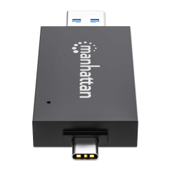 MANHATTAN USB 3.0 Typ-C/-A Kartenlesegerät microSD,...