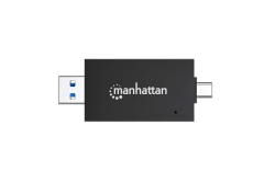 MANHATTAN USB 3.0 Typ-C/-A Kartenlesegerät microSD, SD/MMC