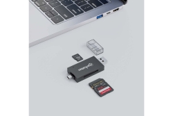 MANHATTAN USB 3.0 Typ-C/-A Kartenlesegerät microSD, SD/MMC