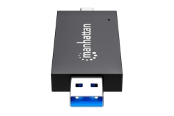 MANHATTAN USB 3.0 Typ-C/-A Kartenlesegerät microSD, SD/MMC