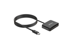 Manhattan USB 2.0 Typ-C Kartenlesegerät Smartcard- microSDXC