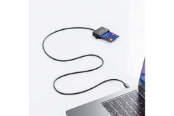 Manhattan USB 2.0 Typ-C Kartenlesegerät Smartcard- microSDXC