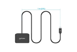 Manhattan USB 2.0 Typ-C Kartenlesegerät Smartcard- microSDXC