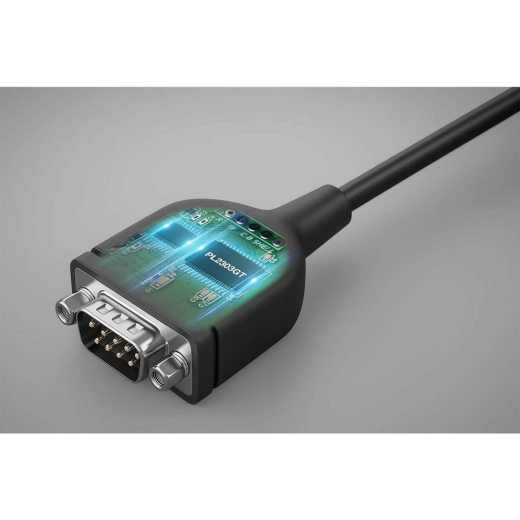MANHATTAN USB-C auf Seriell DB9/RS232 Adapter PL2303GT 1m