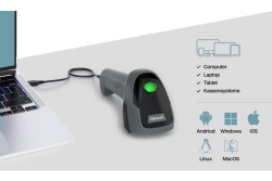 Safescan Barcode Scanner 310-W, 1D- und 2D-Barcodes 5-30cm