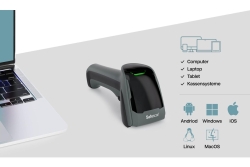 Safescan Barcode Scanner 350-BT, 1D und 2D, kabellos