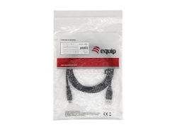 Equip Kabel USB-C2.0->A 3A St/St 0.50m schwarz