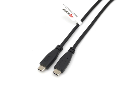 Equip Kabel USB-C2.0->C 3A PD60W St/St 0.30m schwarz