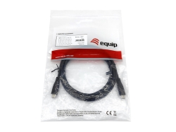 Equip Kabel USB-C2.0->C 3A PD60W St/St 0.30m schwarz