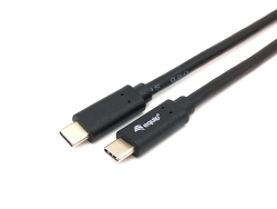 Equip Kabel USB-C3.2->C Gen1 PD60W St/St 0.50m schwarz