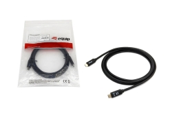 Equip Kabel USB-C3.2->C Gen1 PD60W St/St 0.50m schwarz