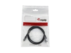 Equip Kabel USB-C4.0->C 40Gbps PD240W St/St 0.50m schwarz