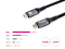Equip Kabel USB-C4.0->C 40Gbps PD240W St/St 0.50m schwarz