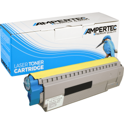 Ampertec Toner ersetzt Oki 45862839 cyan