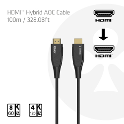 Club3D HDMI-Kabel A -> A 2.1 aktiv opt. 8K60Hz UHD 100...