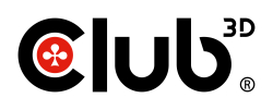 Club3D Thunderbolt5 13-in-1 Dockingstation 3 Displays St/Bu