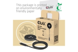 Club3D Ladegerät wireless Qi2 USB-C 25Watt, schwarz retail