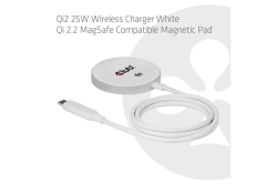 Club3D Ladegerät wireless Qi2 USB-C 25Watt,...