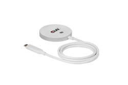 Club3D Ladegerät wireless Qi2 USB-C 25Watt, weiß retail