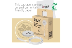 Club3D Ladegerät wireless Qi2 USB-C 25Watt, weiß retail