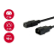 Equip Stromkabel C13 ->C14 Bu/St schwarz 1.50m