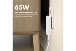 Logilink USB Steckdosenadapter 1xUSB-A, 1xUSB-C, 65W weiß