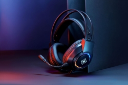 Deltaco Headset Gaming Stereo DH2020 USB RGB schwarz