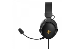 Deltaco Headset Gaming Proteinleder,3,5-mm-Anschluss schwarz