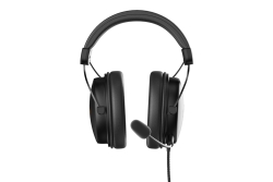 Deltaco Headset Gaming Proteinleder,3,5-mm-Anschluss schwarz