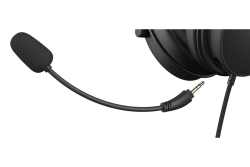 Deltaco Headset Gaming Proteinleder,3,5-mm-Anschluss schwarz