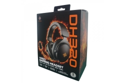 Deltaco Headset Gaming Proteinleder,3,5-mm-Anschluss schwarz