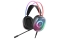 Deltaco Headset Gaming RGB beleuchtet halbtransparent