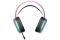 Deltaco Headset Gaming RGB beleuchtet halbtransparent