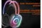 Deltaco Headset Gaming RGB beleuchtet halbtransparent
