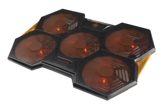 Deltaco Gaming Laptop Kühler 1000-1300 RPM schwarz/orange