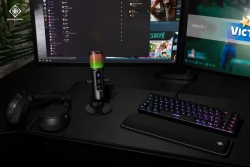 Deltaco Gaming RGB Streaming Mikrofon schwarz