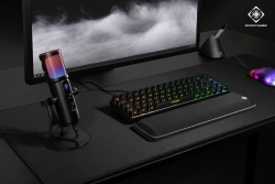 Deltaco Gaming RGB Streaming Mikrofon schwarz