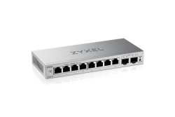 Zyxel GS1200-10V3 8-Port Gigabit, 2xSFP web/smart managed