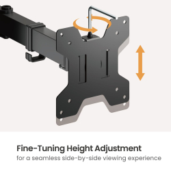 Equip Tischhalterung 17-32/2TFT 360° Gelenkig 10Kg...