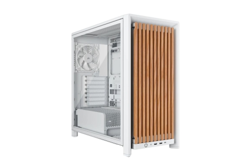 CORSAIR Geh Midi FRAME 4000D RS Wood Mid-Tower, White/Oak